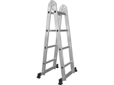 4+4 Step Gold Single Break Ladder (120/240 Cm)